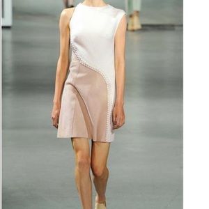 3.1 Phillip Lim Ivory Lace-Up Dress Suede